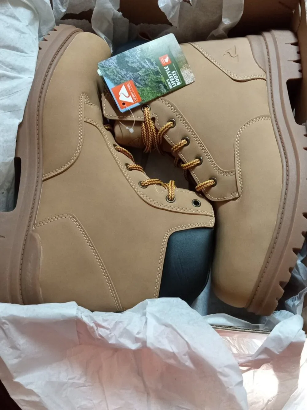 Ozark Trail Men's Size 10.5 Troy Brown Suede Boots NEW!